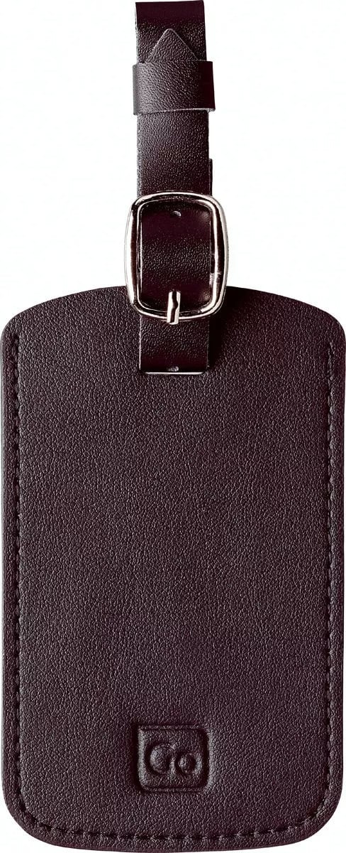 GoTravel Classic Tags -bagagetags, 2 st, svart