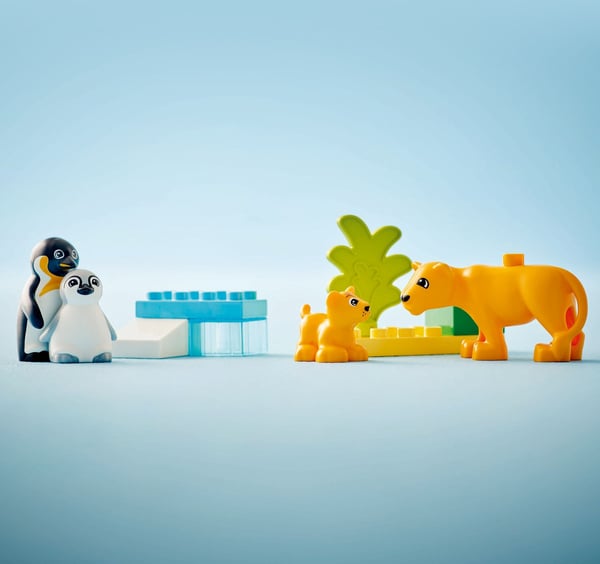 LEGO DUPLO By 10442 – Naturdyrefamilier: pingviner og løver