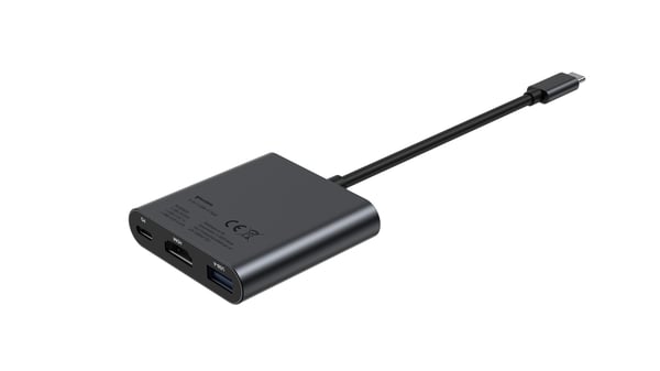 Fuj:tech 3-i-1 USB-C-hubb 100 W PD