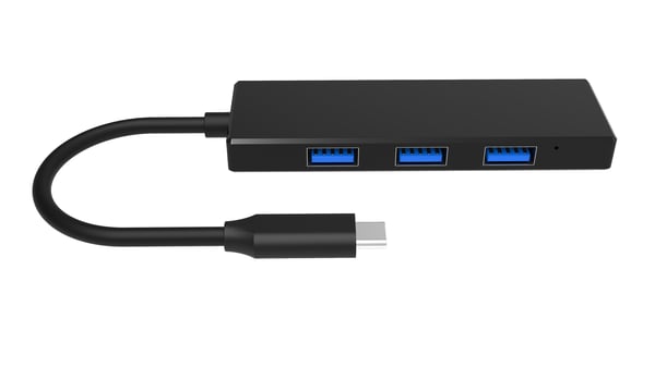Fuj:tech USB-C-hubb, 4 portar