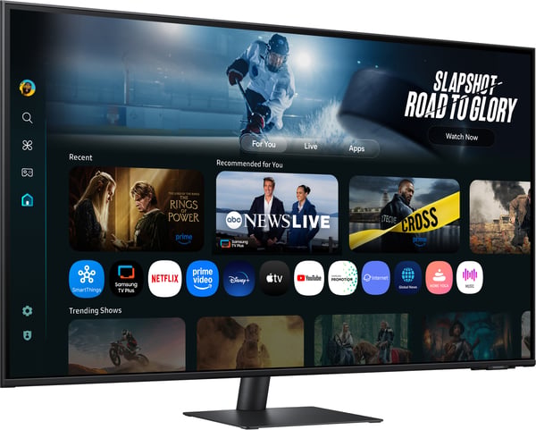 Samsung Smart Monitor M7 (M70F) 43" 4K-skärm, svart