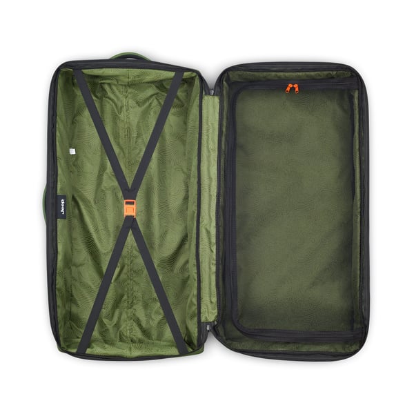 Delsey Jeep JS006B Trolley Duffle resväska, 82 cm, grön