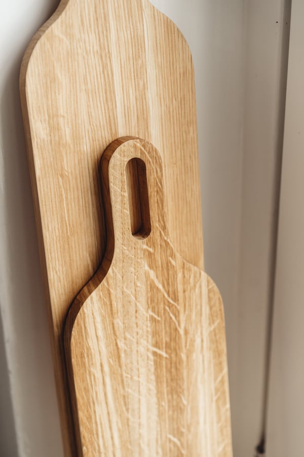 Heirol skärbräda, 44 x 12 x 1,5 cm, ek