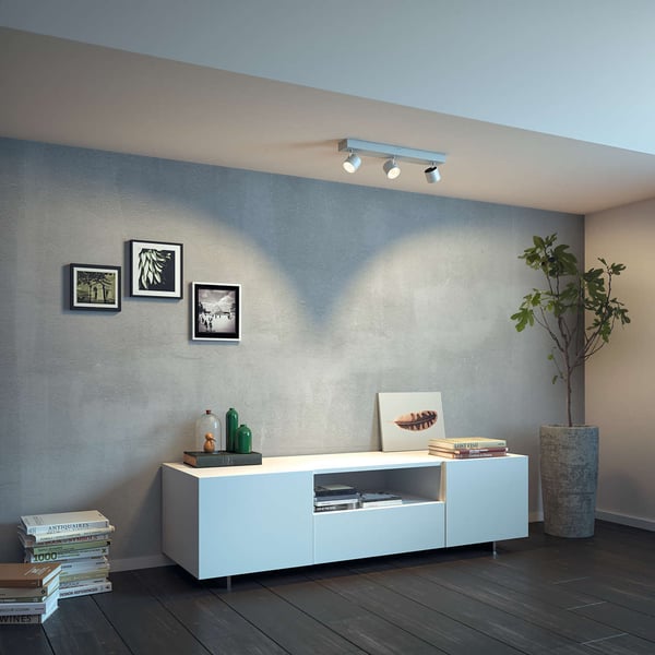 Philips Star WarmGlow LED -spotbelysning, 3 x 4,5 W, hvid
