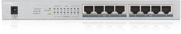 ZyXEL GS1008HP 8port switch.