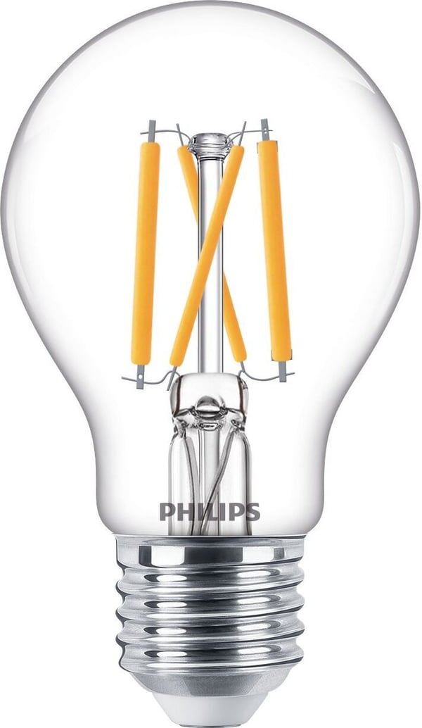 Philips Warm Glow LED-pære, E27, 2200-2700 K, 470 lm, CRI 90