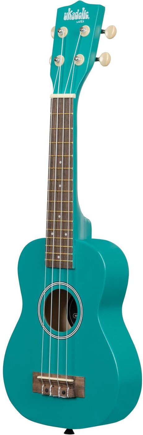 Kala Ukadelic Lochness Soprano -ukulele, blågrøn