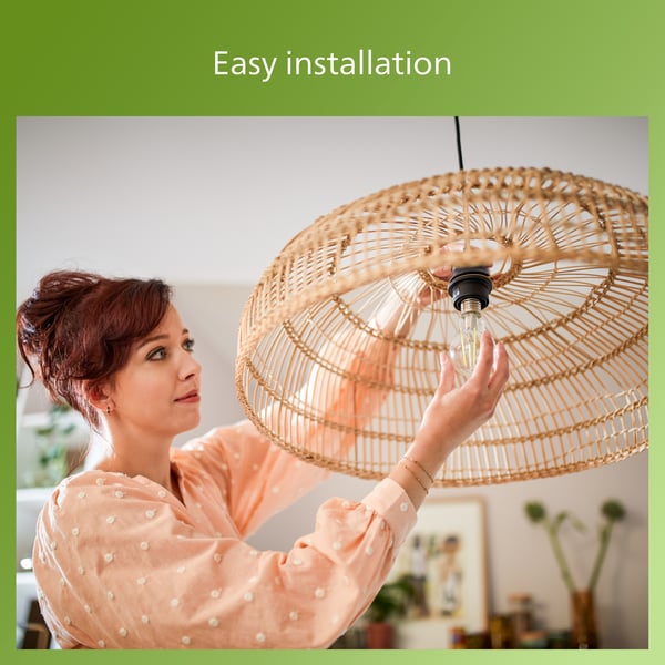 Philips Ultra Effektiv LED-lys, E27, 4000K, 840 lm, opaloverflade