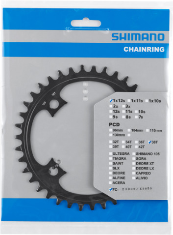 Shimano 38T -framskiva, BCD 104 mm, 12-v