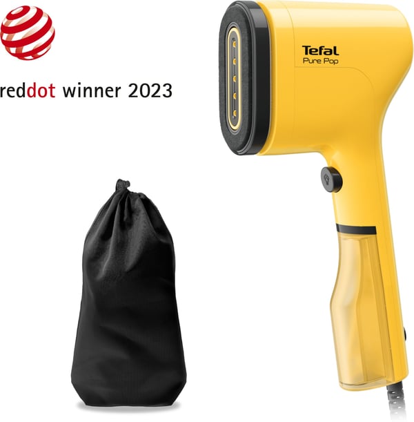 Tefal Pure Pop - dampstrygejern, gul