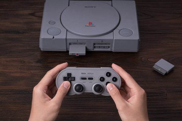 8BitDo Retro Modtager PlayStation / PlayStation 2