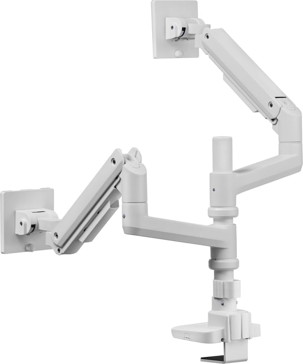 Mozi Infinity Line Dual -monitorstöds, vit