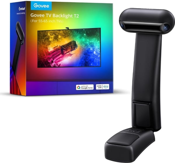 Govee Envisual TV Backlight T2 med dobbelte kameraer til 55~65" tv