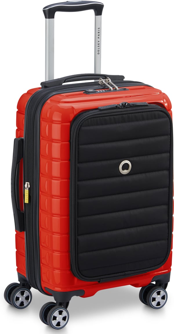 Delsey Shadow 5.0 Expandable Business 55 cm resväska, röd/svart