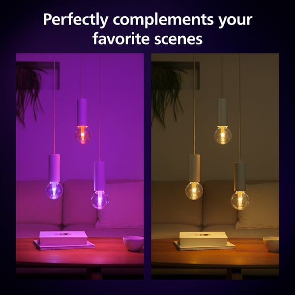Philips Hue Lightguide Globe -smartlampe, E27, G95