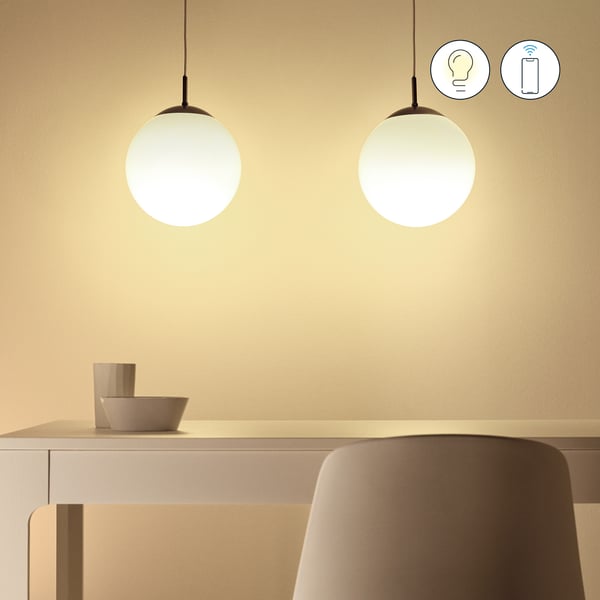 WiZ smartpære, E27, hvide lysnuancer, Wi-Fi, 2700-6500 K, 806 lm