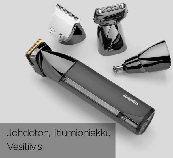 Babyliss MT991E Super X Metal 15-i-1 trådløs multifunktionsskærer