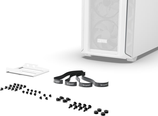 be quiet! Shadow Base FX 800 ATX-kabinet med vindue, hvid