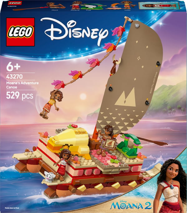 LEGO Disney Princess 43270 – Moanas äventyrskanoe