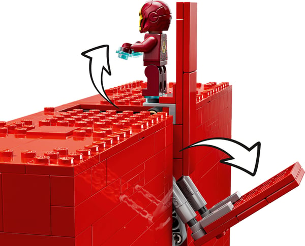 LEGO Superhelte Marvel 76313 – MARVEL-logo og minifigurer