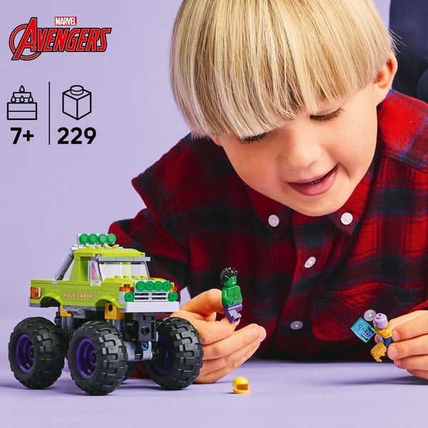 LEGO Super Hjältar Marvel 76312 – Hulk monstertruck mot Thanos