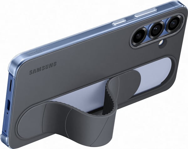 Samsung Galaxy S25+ Stativgreb beskyttelsesskal, sort / blå