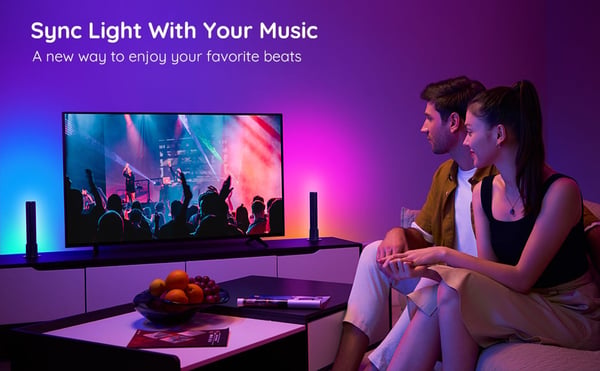 Govee Flow Plus Light Bars ljusstavar 2 st, WiFi, Bluetooth