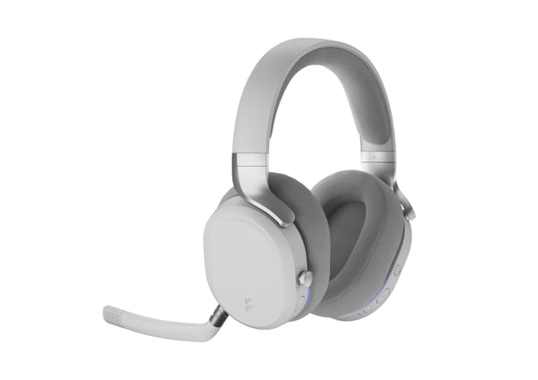 Fractal Design Scape Light trådlösa spelhörlurar, vita