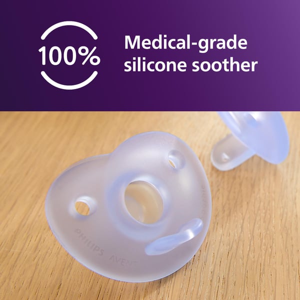 Philips Avent Soothie lugnande napp, 0–6 mån, blå, 2 st