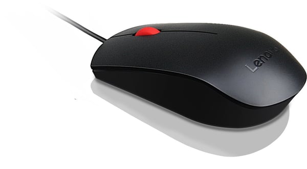 Lenovo Essential USBmus optisk trådet mus