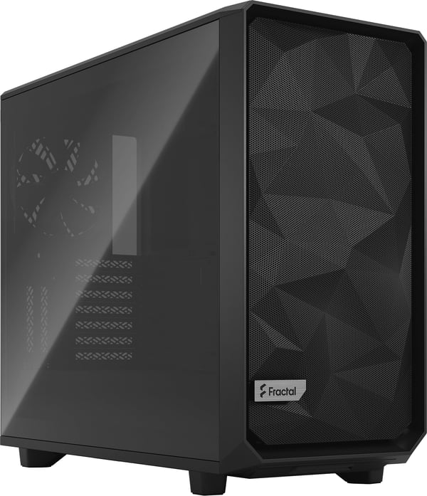 Fractal Design Meshify 2 Light Tempered Glass ATX-kabinet, sort