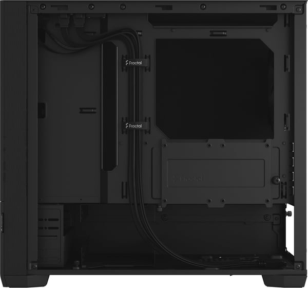 Fractal Design Pop Mini Silent Black Mini-ITX-chassi, svart