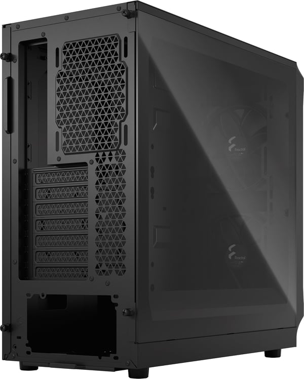 Fractal Design Focus 2 Sort TG Klar Tint ATX-kabinet med vindue, sort