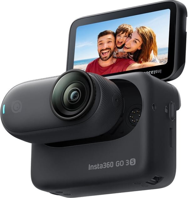Insta360 GO 3S - actionkamera, 64 GB, sort