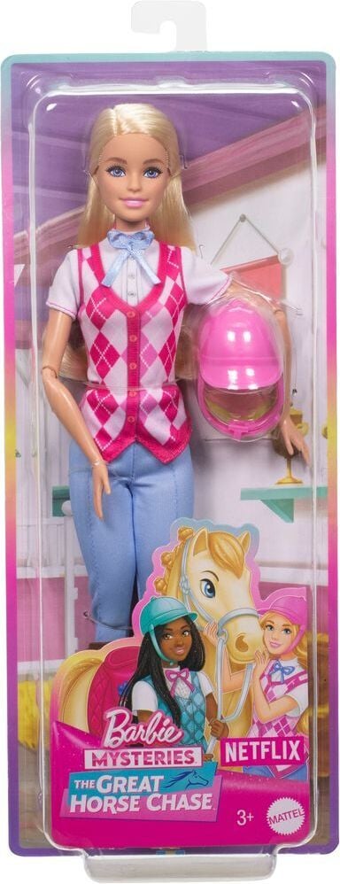 Ryttare-Barbie Malibu -docka
