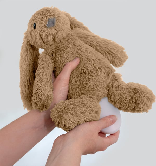 Ro kanin nattlampa, beige