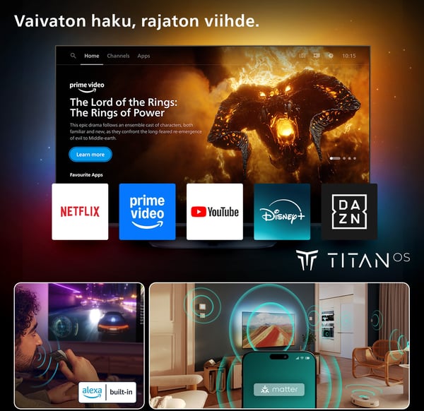 Philips 75" PUS8500 – 4K QLED Ambilight-TV