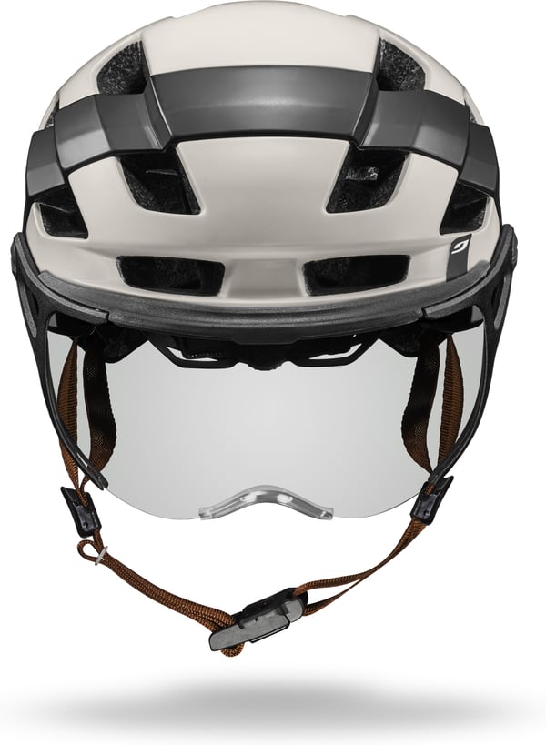 Julbo Itineraire Evo cykelhjälm, 58-62 cm, svart/beige