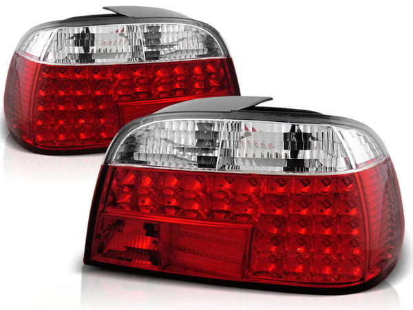 Baglygter BMW E38 06 94-07 01 RØD KLAR LED