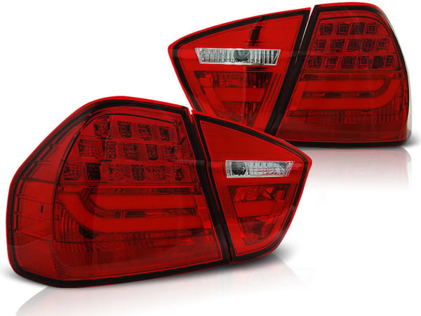 Baglygter BMW E90 03 05-08 08 RØD LED STRIPE