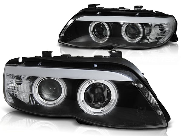 Strålkastare Xenon BMW X5 E53 11 03-06 SVART