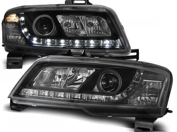 Ajovalot parkkivalolla FIAT STILO 3D 10 01-08 MUSTA