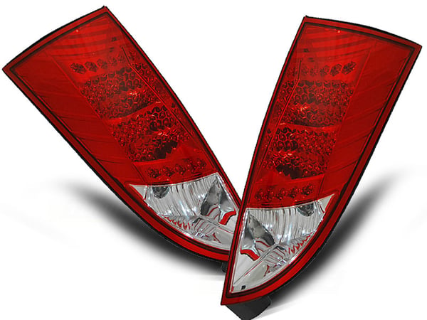 Bakljus FORD FOCUS MK1 10 98-10 04 HATCHBACK RÖD KLAR LED