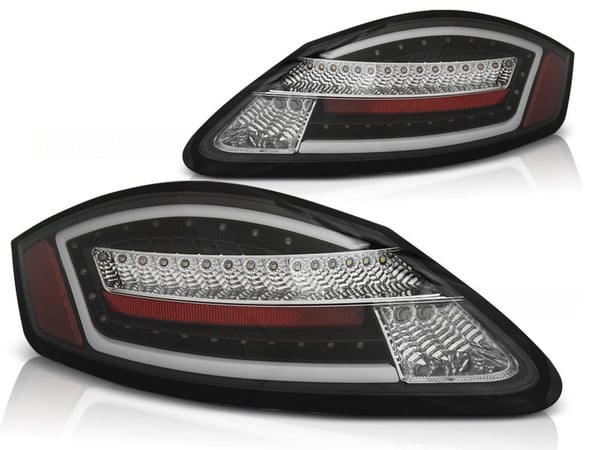 Baglygter PORSCHE BOXSTER / CAYMAN 987 05-08 SORT SEQ LED