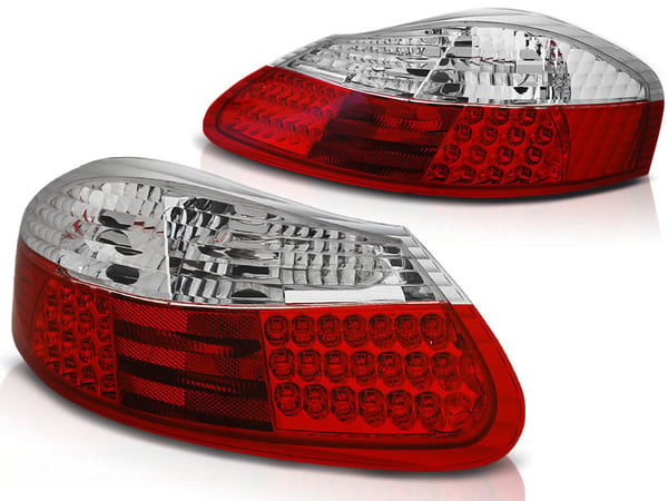 Baglygter PORSCHE BOXSTER 96-04 RØD KLAR LED