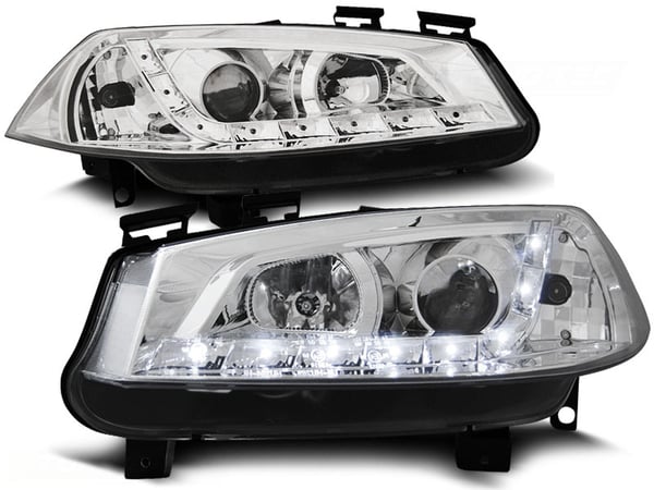 Forlygter med parkeringslys RENAULT MEGANE II 11 02-12 05 KROM