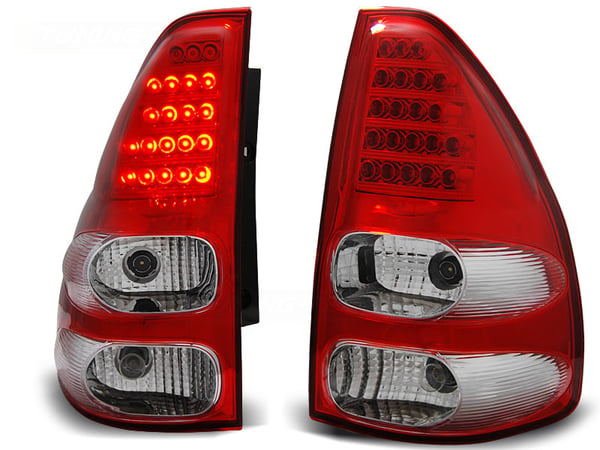 Bakljus TOYOTA LAND CRUISER 120 03-09 RÖD KLAR LED