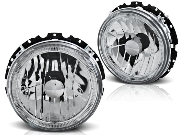 Udvendige Forlygter VW GOLF 1 05 74-07 83 ANGEL EYES KROM
