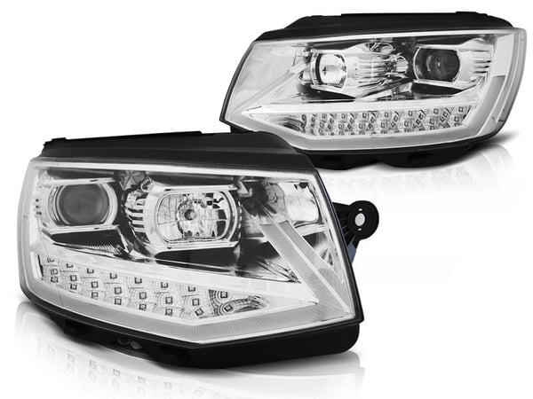 Strålkastare varselljus VW T6 15- KROM LED DRL Strålkastare varselljus VW T6 15- KROM LED DRL