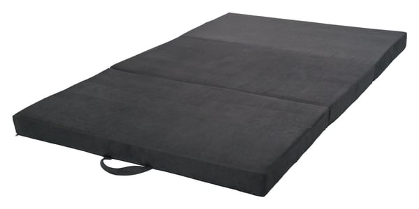Foldbar gæstemadras 200x120x10 cm Grå